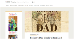 Desktop Screenshot of callmevictorian.com